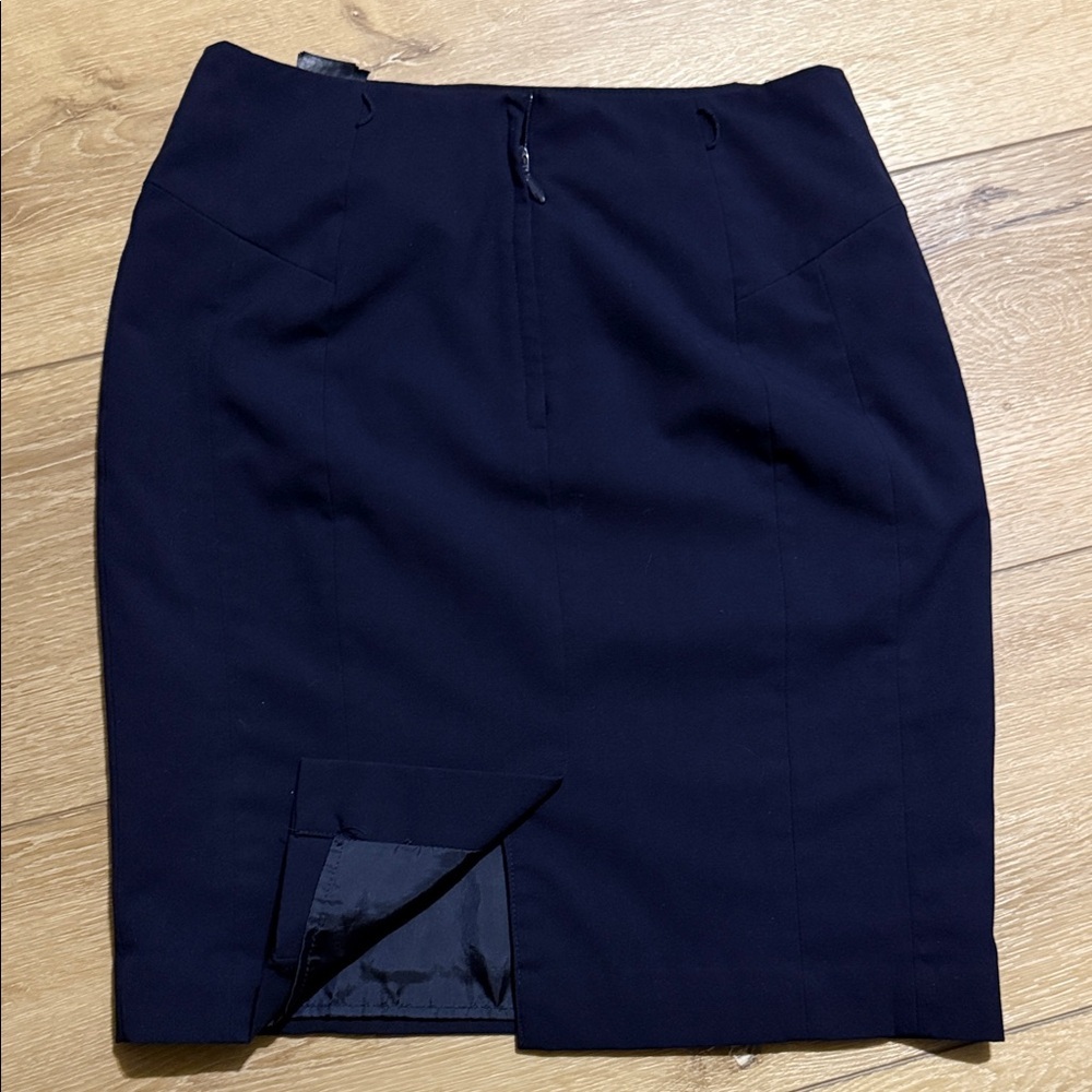 H&M Navy Pencil Skirt - Picture 8 of 9